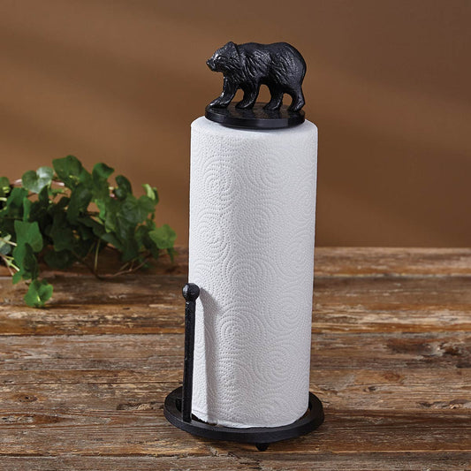 Black Bear Paper Towel Holder - OUT OF STOCK UNTIL 09/08/2026