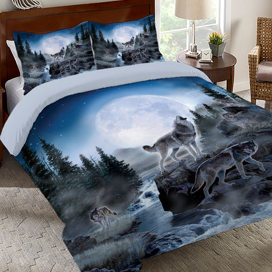 Midnight Wolves Comforter Collection