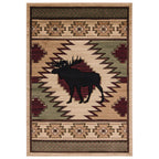 Moose Tribe Rug - 8 x 11
