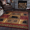 Nature Bear and Pinecone Rug - 4 x 5 - OUT OF STOCK UNTIL 07/01/2026