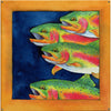 On the Move Trout Metal Wall Art