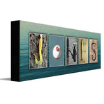 Lake Fishing Personalized Stretched Canvas - Large