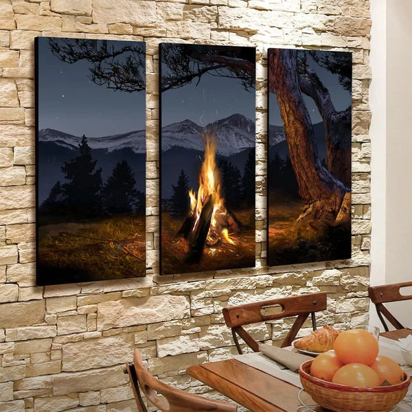 At the Campfire Personalized Wall Art