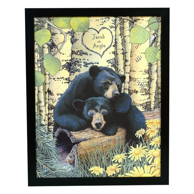 Personalized Love Bears Print