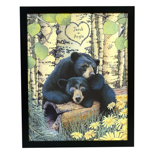 Personalized Love Bears Print