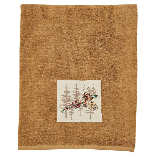 Pheasant in Flight Towels