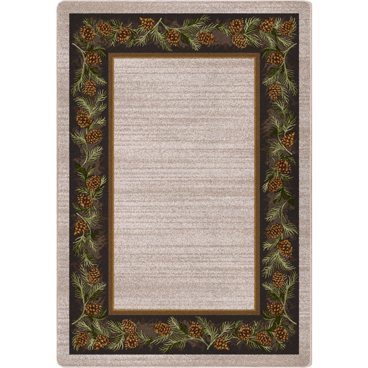 Pine Grove Natural Rug - 5 x 8