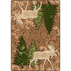 Pine Gulch Moose Rug - 8 x 11
