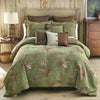 Pinecone Chenille Bed Set - Queen