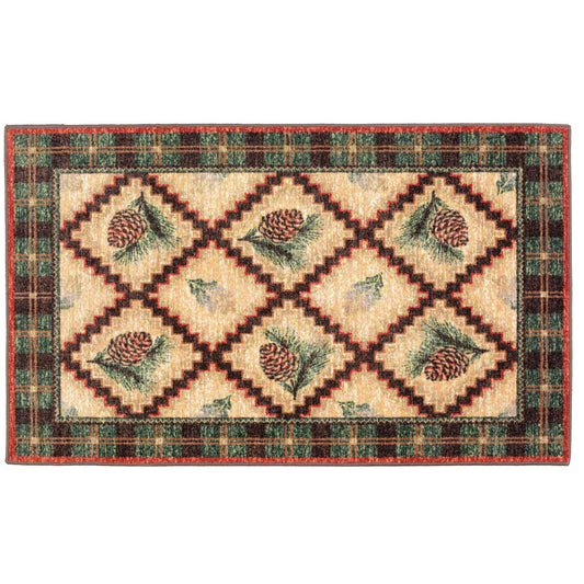 Pinecone & Plaid Bath Rug Collection