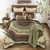 Pinecone Radiance Quilt Bed Set - Queen