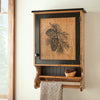 Pinecone Silhouette Wall Cabinet