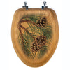 Pinecone Wood Toilet Seats