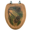 Pinecone Wood Toilet Seats