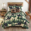 Pinewood Bears Quilt Bed Set - Queen
