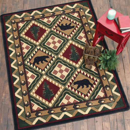 Quilted Forest Woodland Rug Collection
