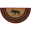 Stenciled Moose on the Loose Accent Rugs