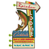 Rainbow Lodge Personalized Sign