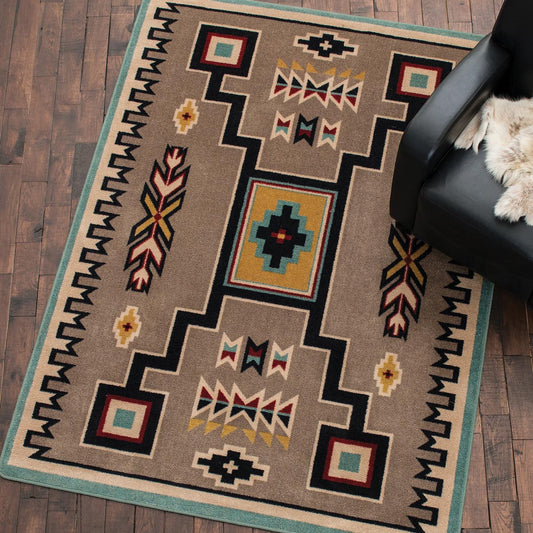 Rainstorm Turquoise Rug Collection