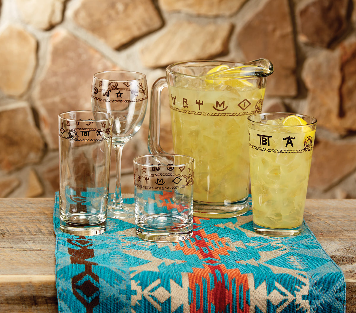 Ropes & Brands Glassware