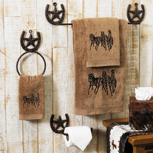 Running Horse Towel Set