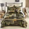 Rustic Forest Patchwork Quilt Bed Set - Queen