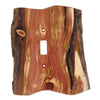 Rustic Juniper Wood Switch Covers
