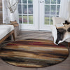 Rustic Landscape Rug - 5 Ft. Round
