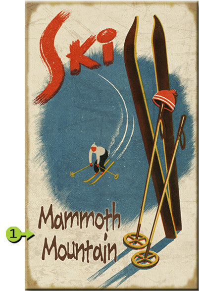 Ski Personalized Signs