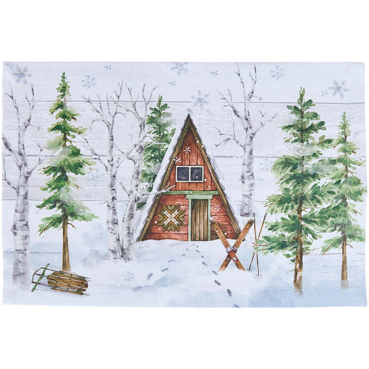 Winter Cabin Retreat Table Linens