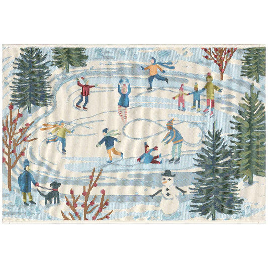 Snowday Skaters Floor Mats
