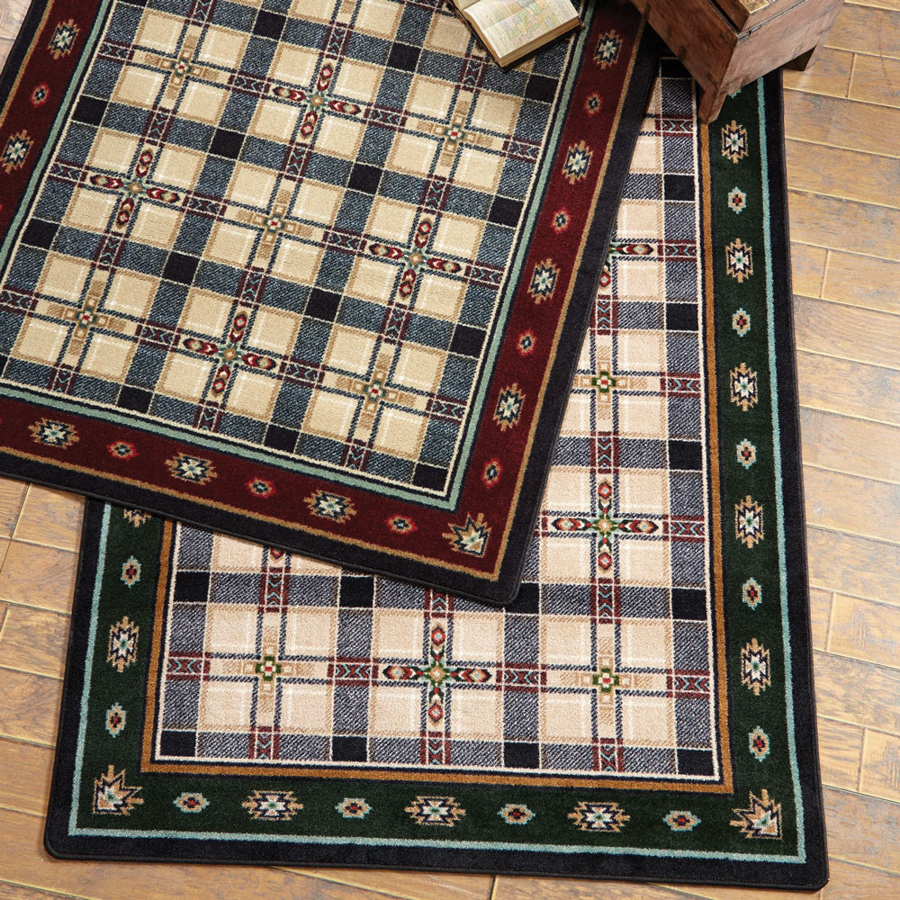 Southwest Tartan Forest Rug Collection