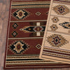Southwestern Stars Brown Rug Collection
