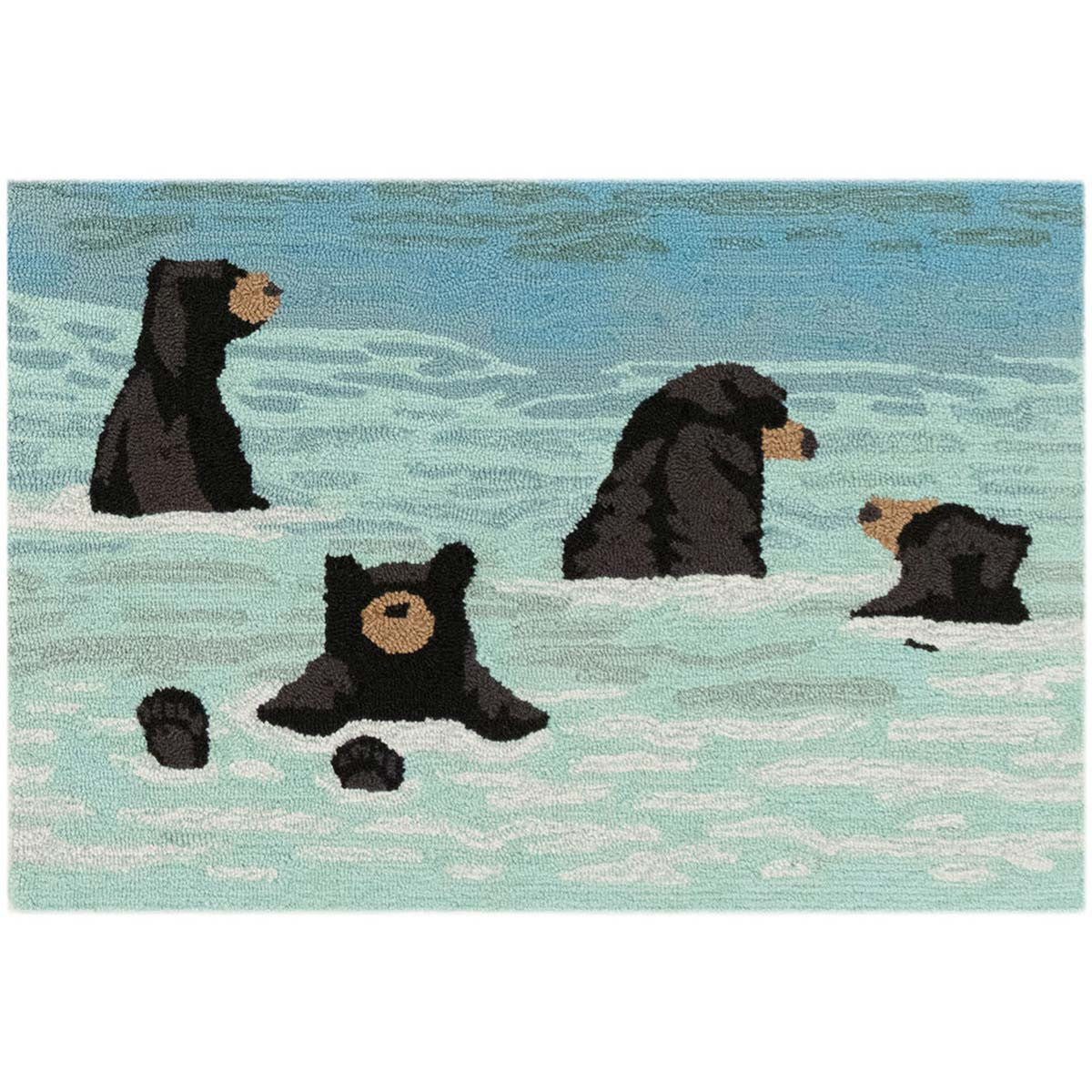 Splashing Bears Indoor/Outdoor Rug Collection
