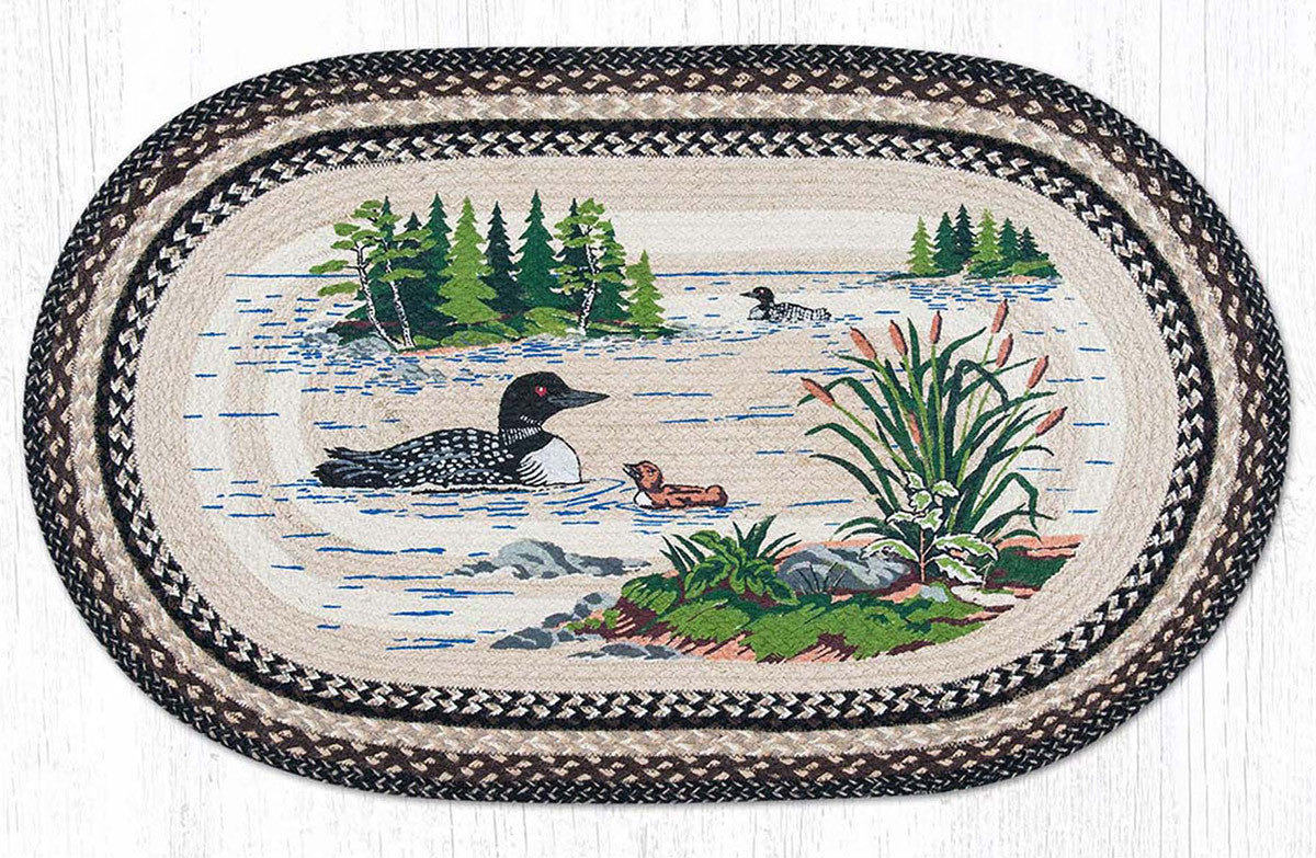 Spring Lake Loons Patch Rug Collection