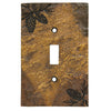 Stone Finish Pinecone Switch Covers