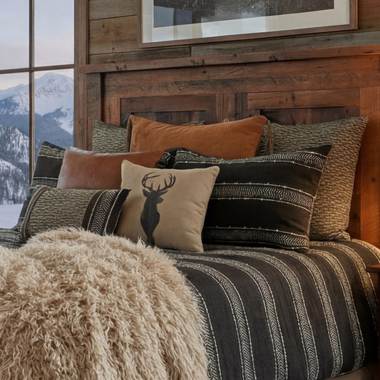 Summit Trail Onyx Pillows & Shams