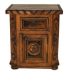 Texas Star Cowhide Night Stand
