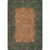 Tooled Turquoise Rug - 8 x 11