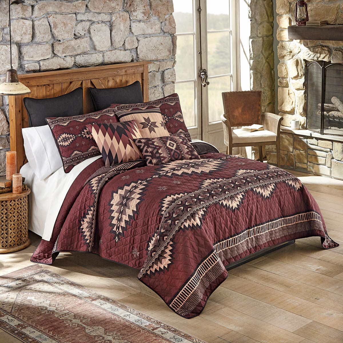 Tribal Trail Diamonds Pillow