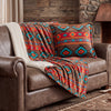 Turquoise Diamond Plush Throw - OVERSTOCK