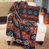 Turquoise Diamond Plush Throw - OVERSTOCK