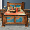 Turquoise Patina Copper Bed