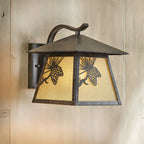 Pinecone Cabin Outdoor Wall Lamp - Small