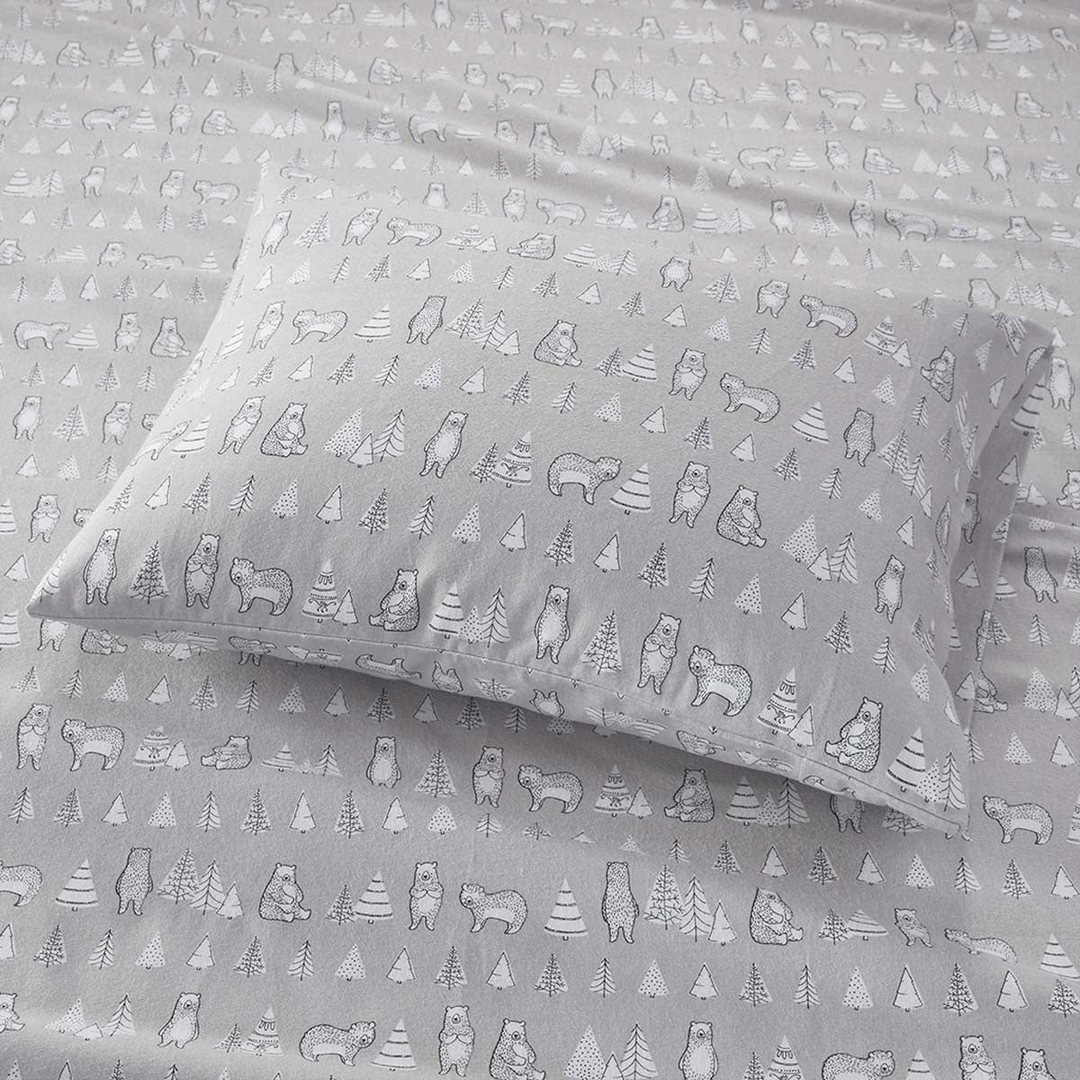 Winter Bears Flannel Sheet Sets
