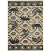Wasatch Ivory & Blue Rug Collection
