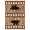 Way of the Bear Beige Rug - 8 x 11