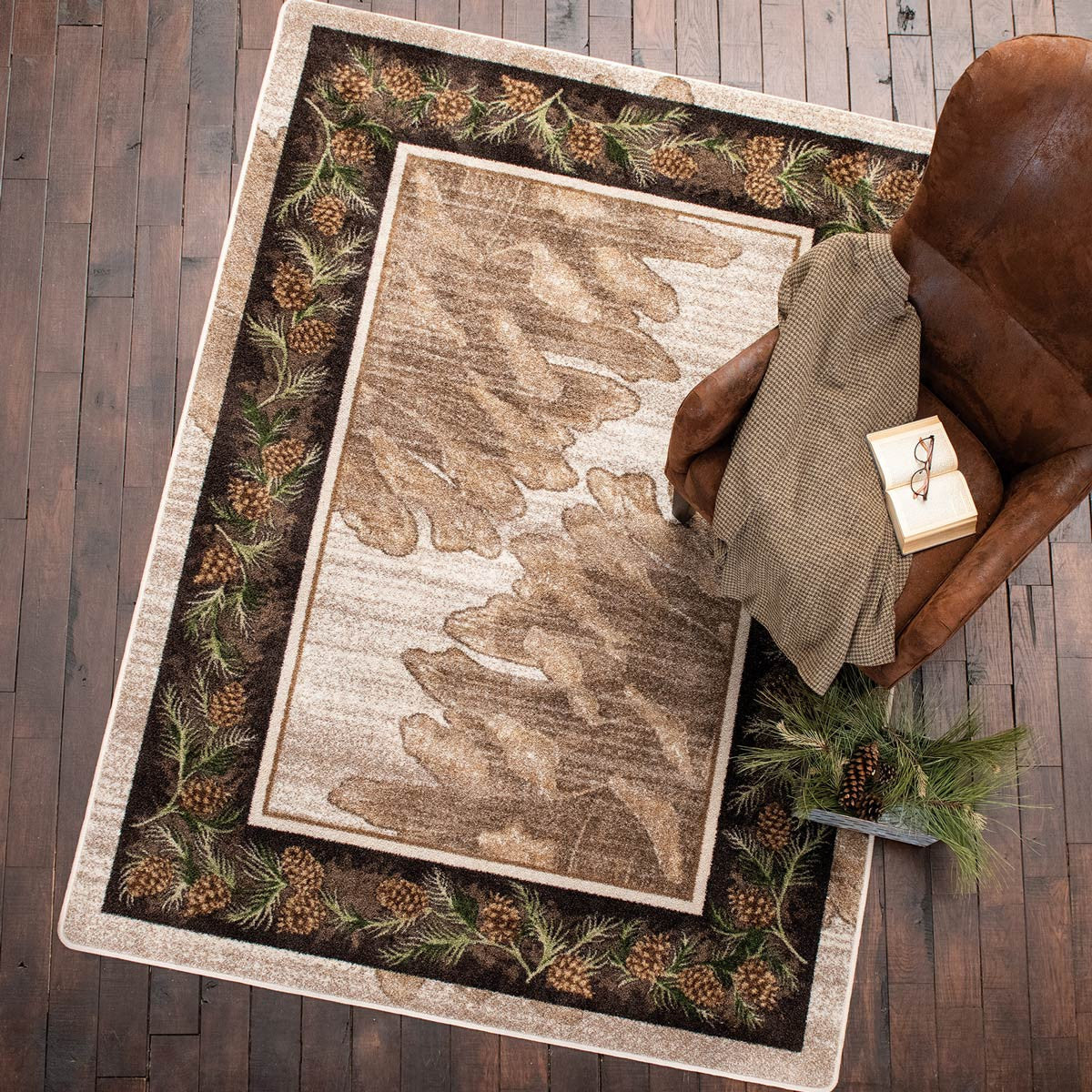 Whispering Pines Natural Rug Collection