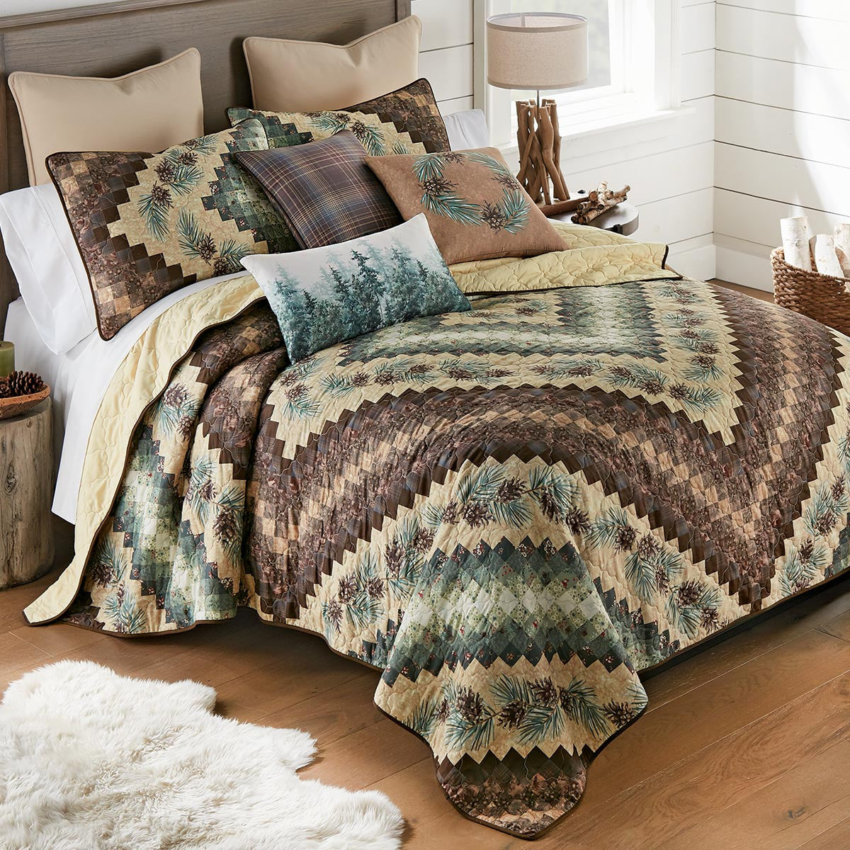 Willow Pine Quilt Bedding Collection - CLEARANCE