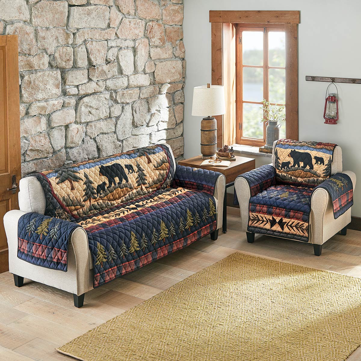 Winter Woods Bears Furniture Covers